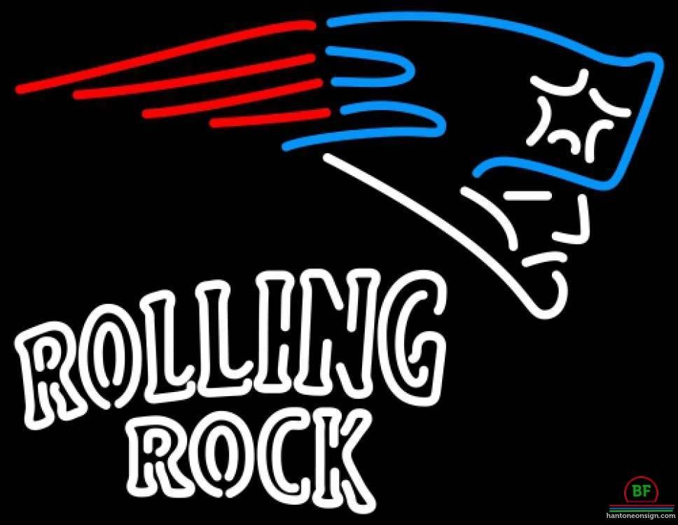 Rolling Rock New England Patriots Neon Sign Teams Neon Light