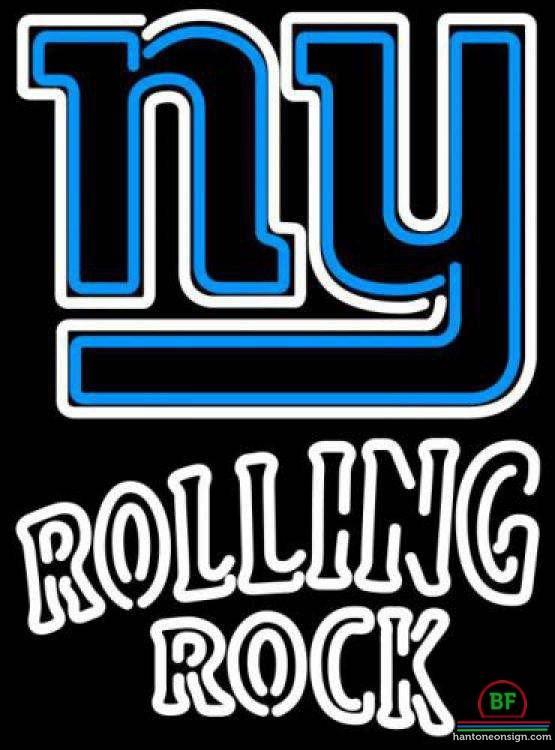 Rolling Rock New York Giants Neon Sign Teams Neon Light