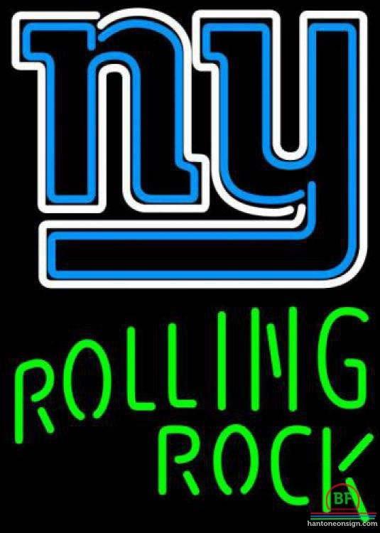 Rolling Rock New York Giants Neon Sign Teams Neon Light