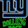 Rolling Rock New York Giants Neon Sign Teams Neon Light