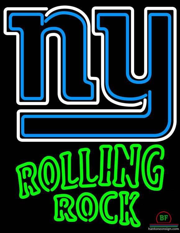 Rolling Rock New York Giants Neon Sign Teams Neon Light