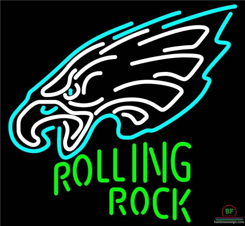 Rolling Rock Philadelphia Eagles Neon Sign Teams Neon Light