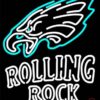 Rolling Rock Philadelphia Eagles Neon Sign Teams Neon Light