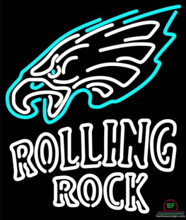 Rolling Rock Philadelphia Eagles Neon Sign Teams Neon Light