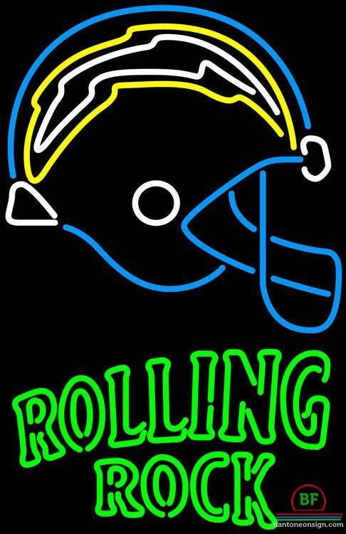 Rolling Rock San Diego Chargers Neon Sign Teams Neon Light