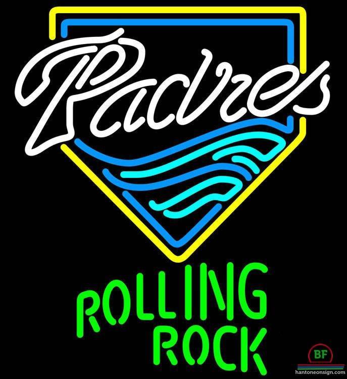 Rolling Rock San Diego Padres Neon Sign Teams Neon Light