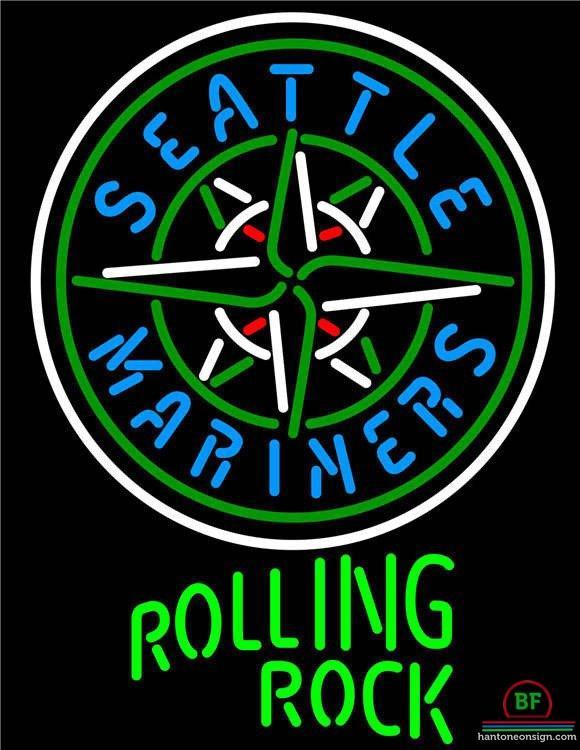 Rolling Rock Seattle Mariners Neon Sign Teams Neon Light