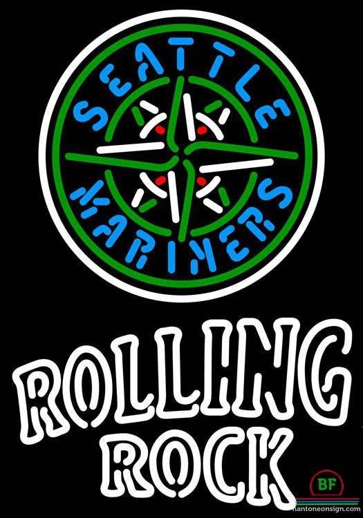 Rolling Rock Seattle Mariners Neon Sign Teams Neon Light