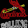 Rolling Rock St Louis Cardinals Neon Sign Teams Neon Light