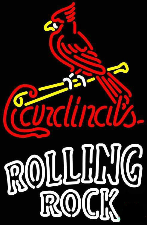 Rolling Rock St Louis Cardinals Neon Sign Teams Neon Light