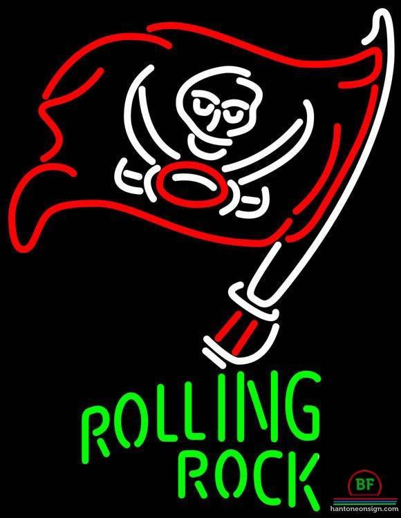 Rolling Rock Tampa Bay Buccaneers Neon Sign Teams Neon Light
