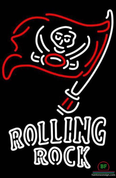 Rolling Rock Tampa Bay Buccaneers Neon Sign Teams Neon Light