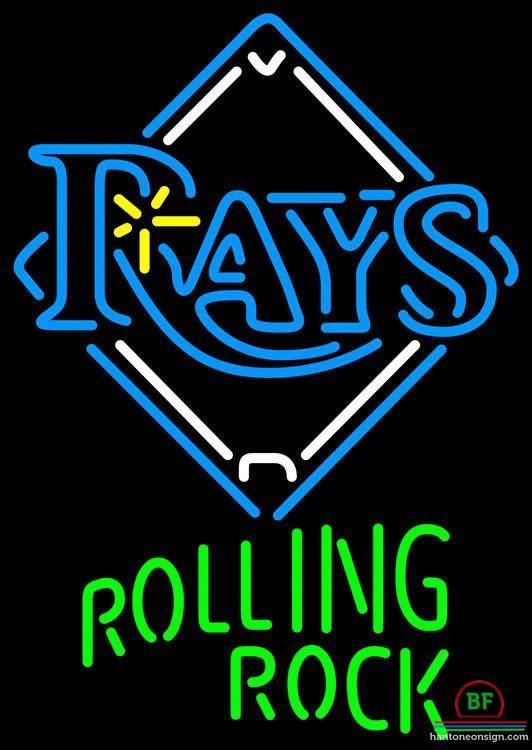 Rolling Rock Tampa Bay Rays Neon Sign Teams Neon Light