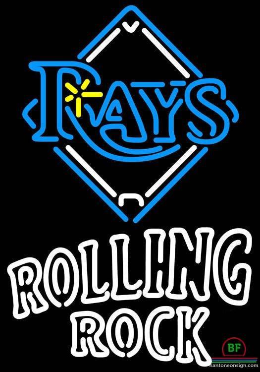 Rolling Rock Tampa Bay Rays Neon Sign Teams Neon Light