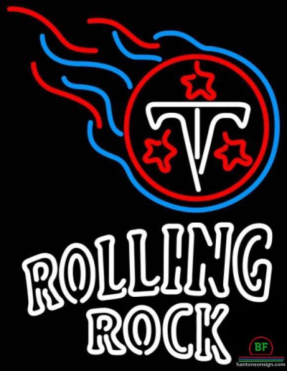 Rolling Rock Tennessee Titans Neon Sign Teams Neon Light