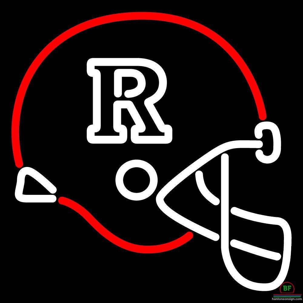 Rutgers Scarlet Knights Helmet Neon Sign NCAA Teams Neon Light