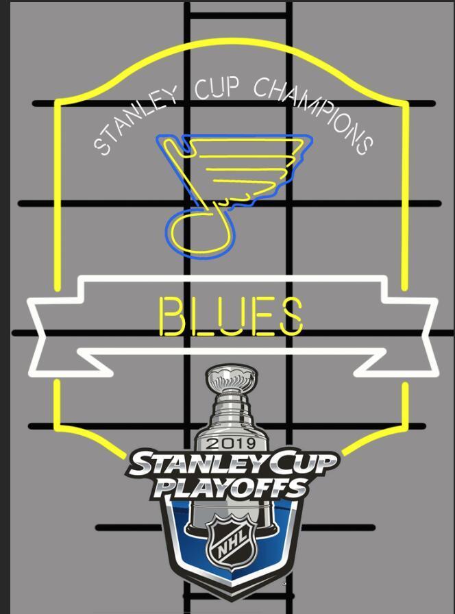 Saint Louis Blues Stanley Cup Champions 2019 Neon Sign Tube Neon Light –  DIY Neon Signs – Custom Neon Signs