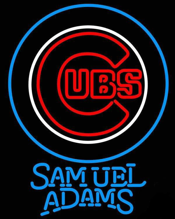 Samuel Adams Chicago Cubs Neon Sign Teams Neon Light
