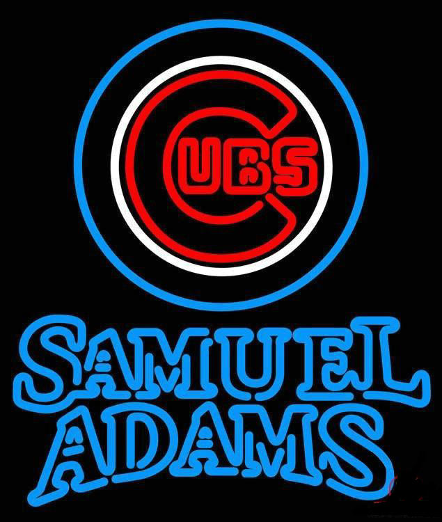 Samuel Adams Chicago Cubs Neon Sign Teams Neon Light