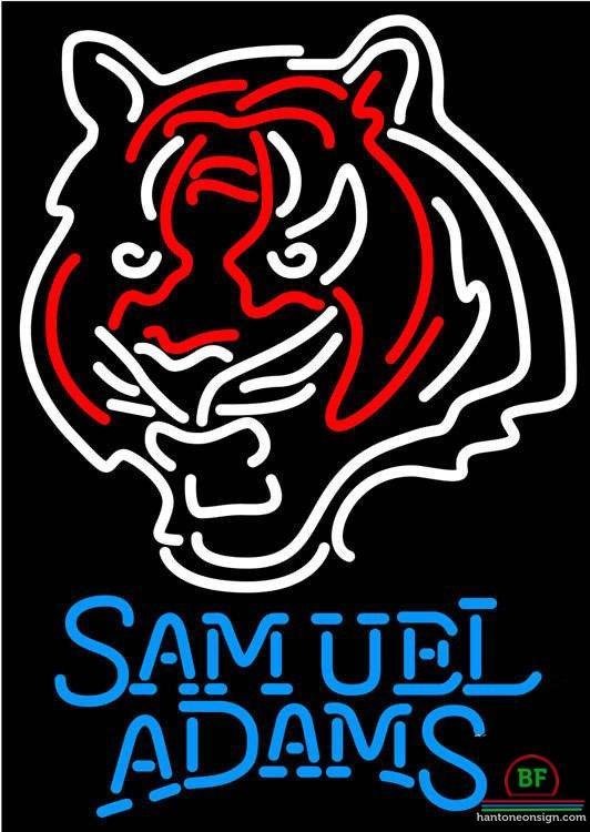 Samuel Adams Cincinnati Bengals Neon Sign Teams Neon Light