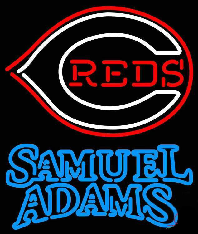 Samuel Adams Cincinnati Reds Neon Sign Teams Neon Light