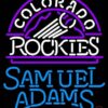 Samuel Adams Colorado Rockies Neon Sign Teams Neon Light