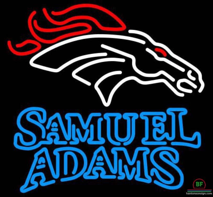 Samuel Adams Denver Broncos Neon Sign Teams Neon Light