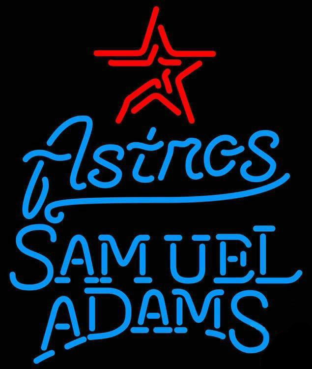 Samuel Adams Houston Astros Neon Sign Teams Neon Light