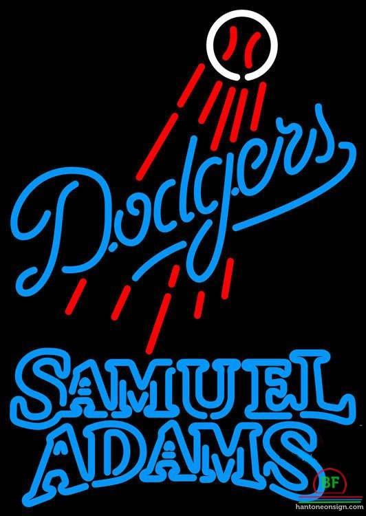 Samuel Adams Los Angeles Dodgers Neon Sign Teams Neon Light