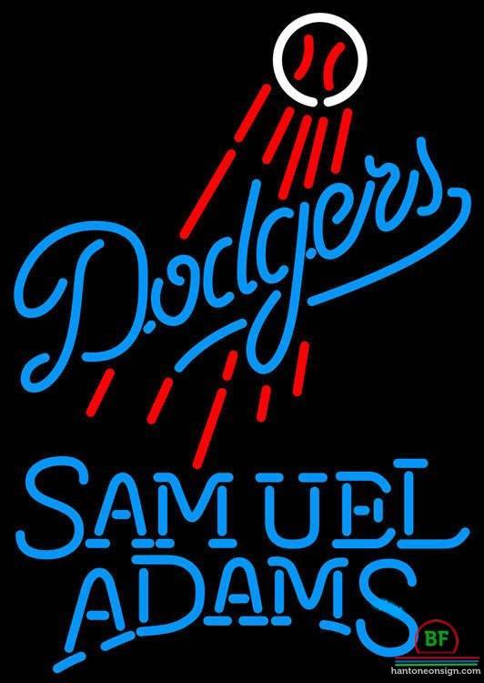 Samuel Adams Los Angeles Dodgers Neon Sign Teams Neon Light