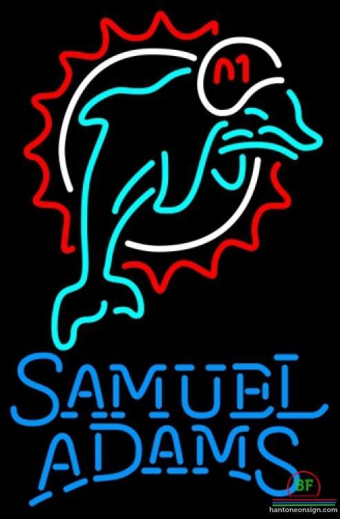 Samuel Adams Miami Dolphins Neon Sign Teams Neon Light