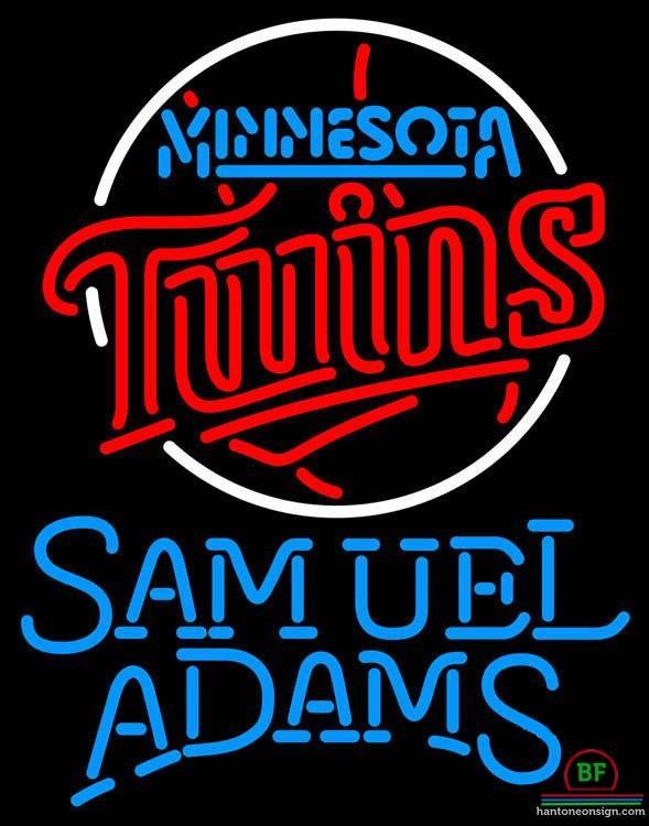 Samuel Adams Minnesota Twins Neon Sign Teams Neon Light