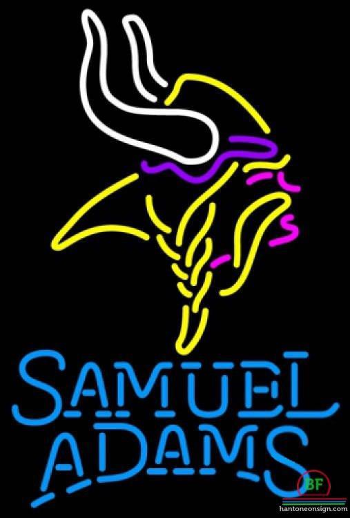 Samuel Adams Minnesota Vikings Neon Sign Teams Neon Light