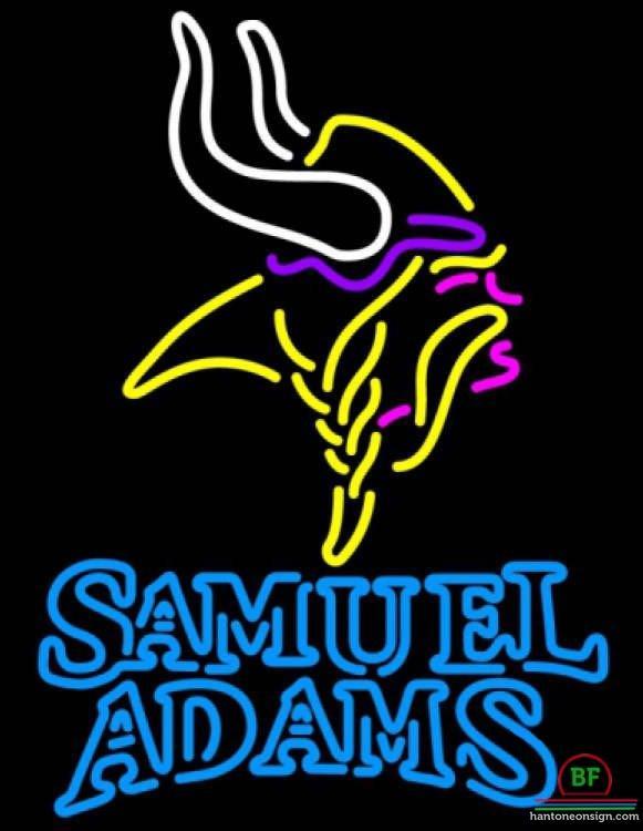 Samuel Adams Minnesota Vikings Neon Sign Teams Neon Light
