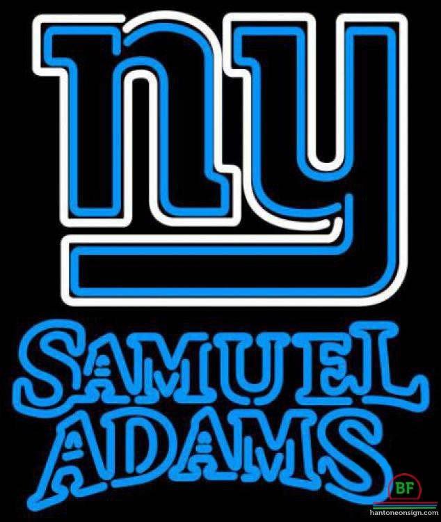 Samuel Adams New York Giants Neon Sign Teams Neon Light