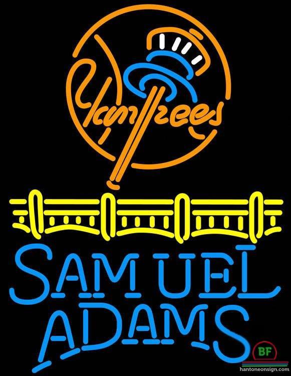Samuel Adams New York yankees Neon Sign Teams Neon Light