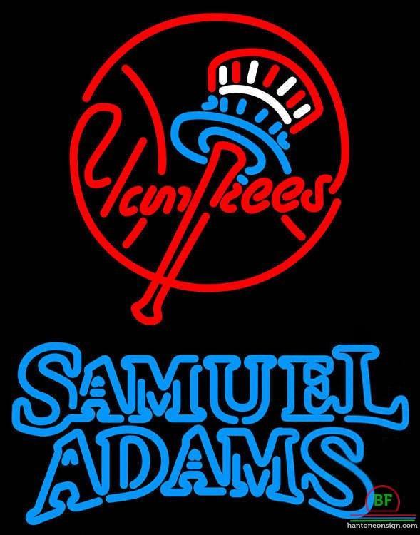 Samuel Adams New York yankees Neon Sign Teams Neon Light