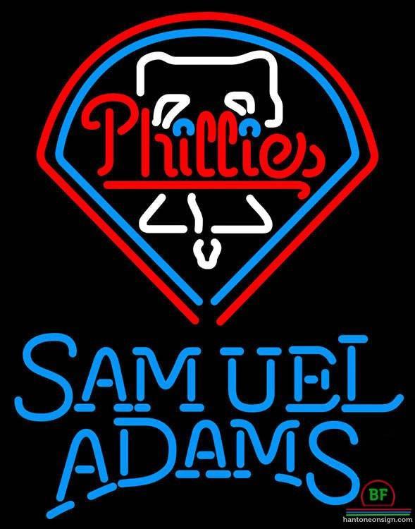 Samuel Adams Philadelphia Phillies Neon Sign Teams Neon Light