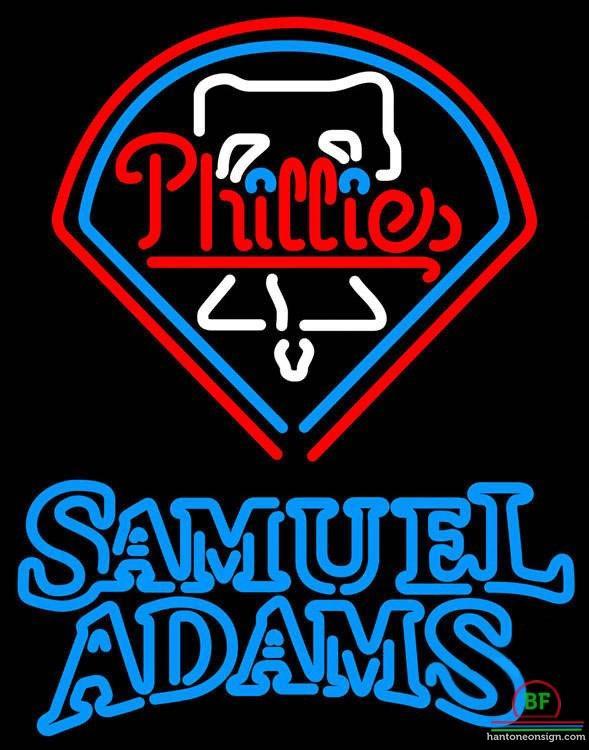 Samuel Adams Philadelphia Phillies Neon Sign Teams Neon Light