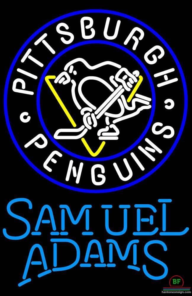 Samuel Adams Pittsburgh Penguins Neon Sign Teams Neon Light