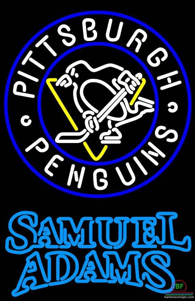 Samuel Adams Pittsburgh Penguins Neon Sign Teams Neon Light