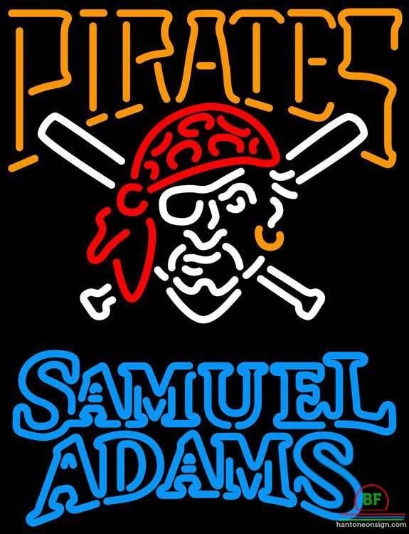 Samuel Adams Pittsburgh Pirates Neon Sign Teams Neon Light