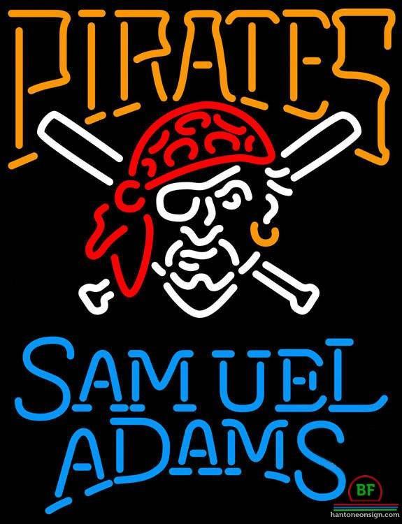 Samuel Adams Pittsburgh Pirates Neon Sign Teams Neon Light