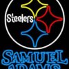 Samuel Adams Pittsburgh Steelers Neon Sign Teams Neon Light
