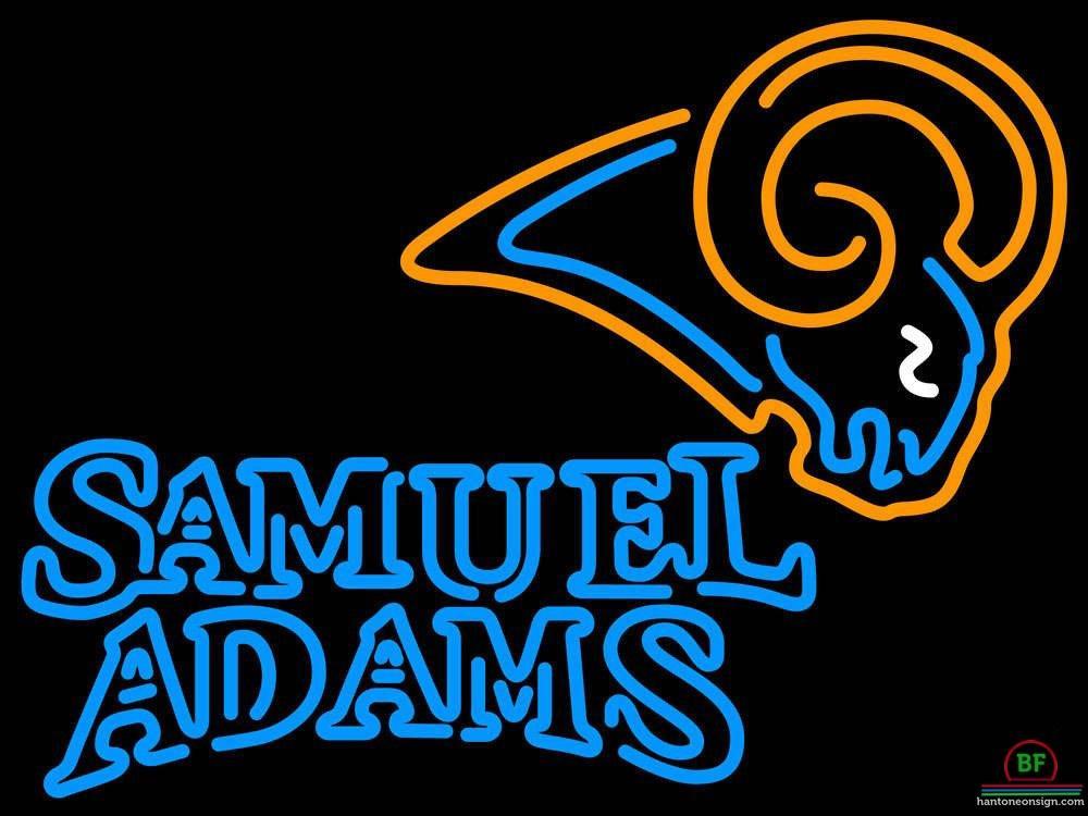 Samuel Adams St Louis Rams Neon Sign Teams Neon Light