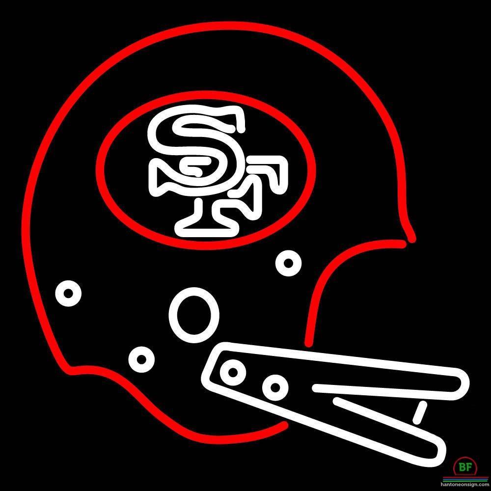 San Francisco 49ers Helmet Sports Neon Sign Neon Light