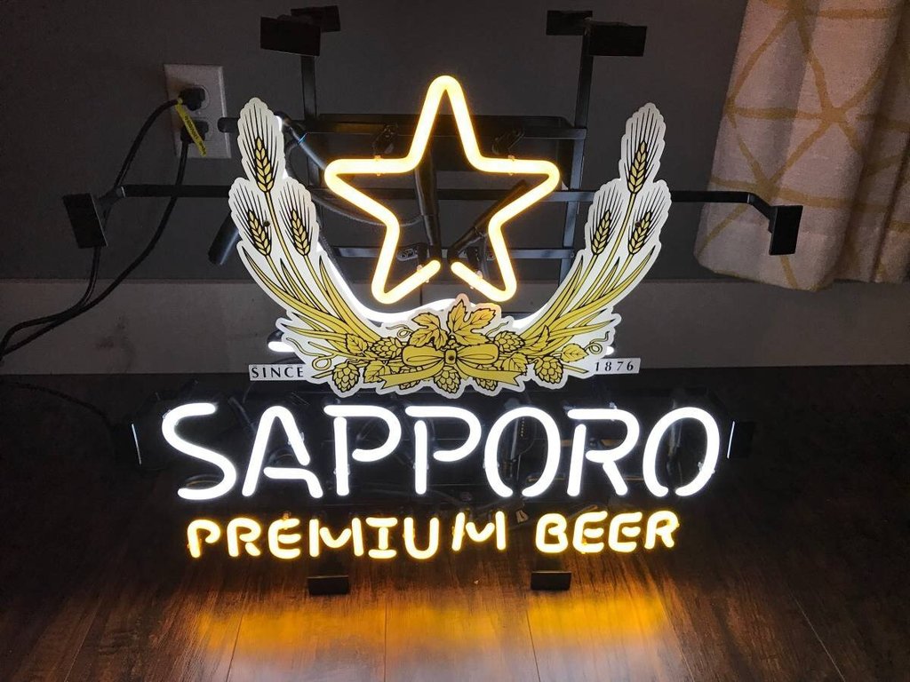 Sapporo Premium Beer Wheat Neon Sign Neon Light