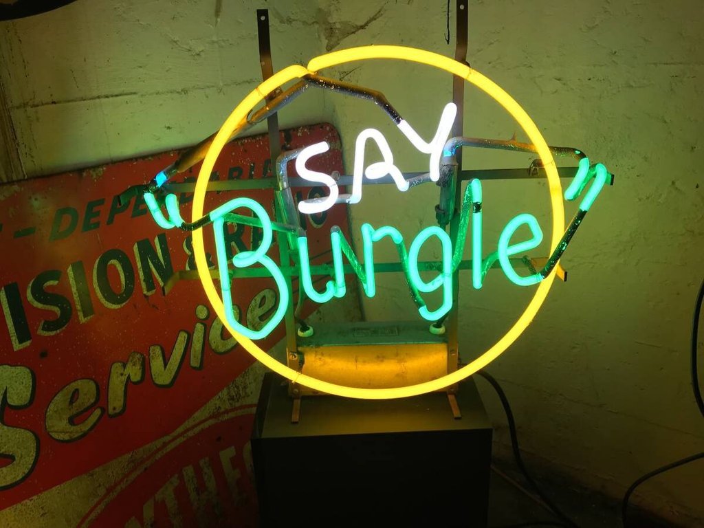 Say Burgie Neon Sign Neon Light