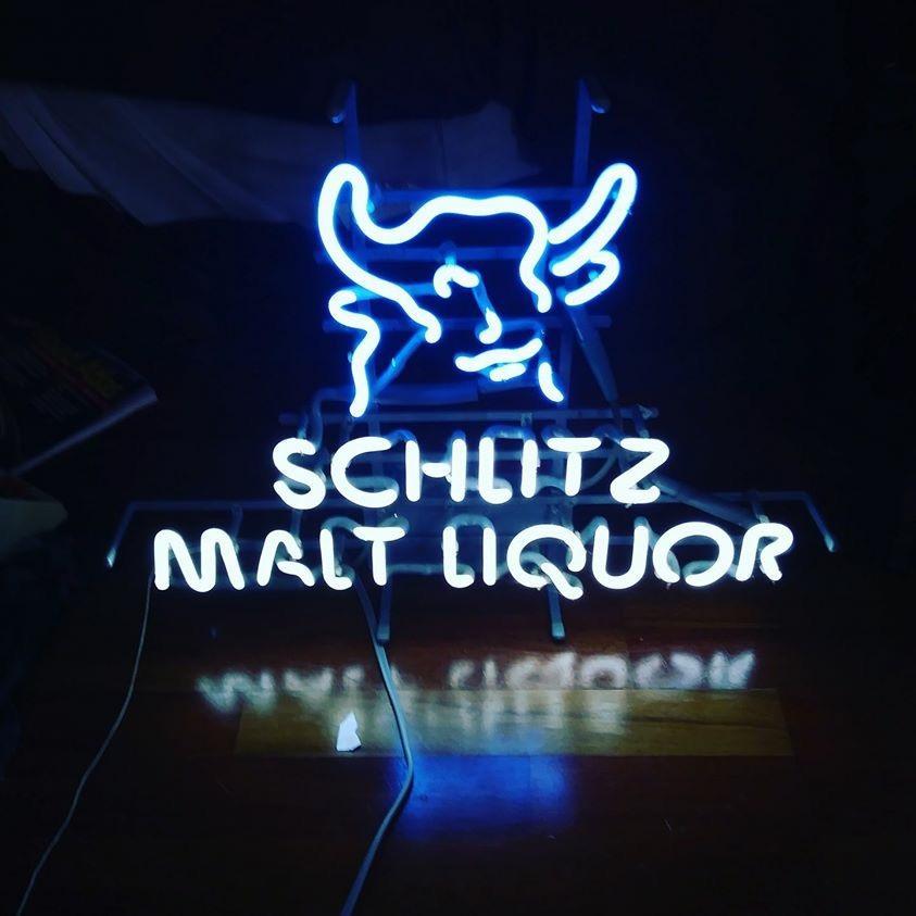 Schlitz Malt Liquor Neon Sign Bar Sign Neon Light