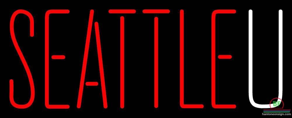 Seattle Redhawks Neon Sign NCAA Teams Neon Light